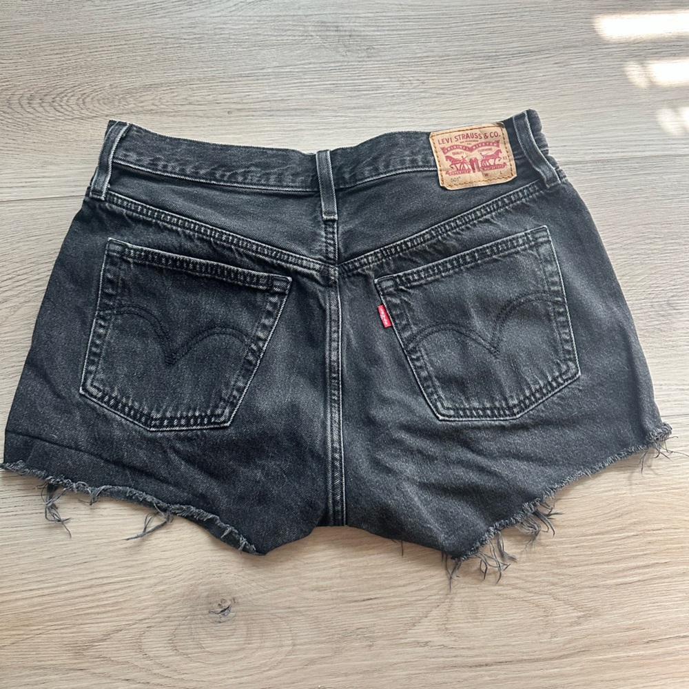 Levi's Black Denim Women's Shorts